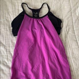 Purple work out top